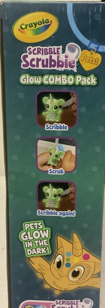 🥥 Crayola Scribble Scrubbies Glow Combo Pack Adorable Little Pets🆕AS SHOWN👇
