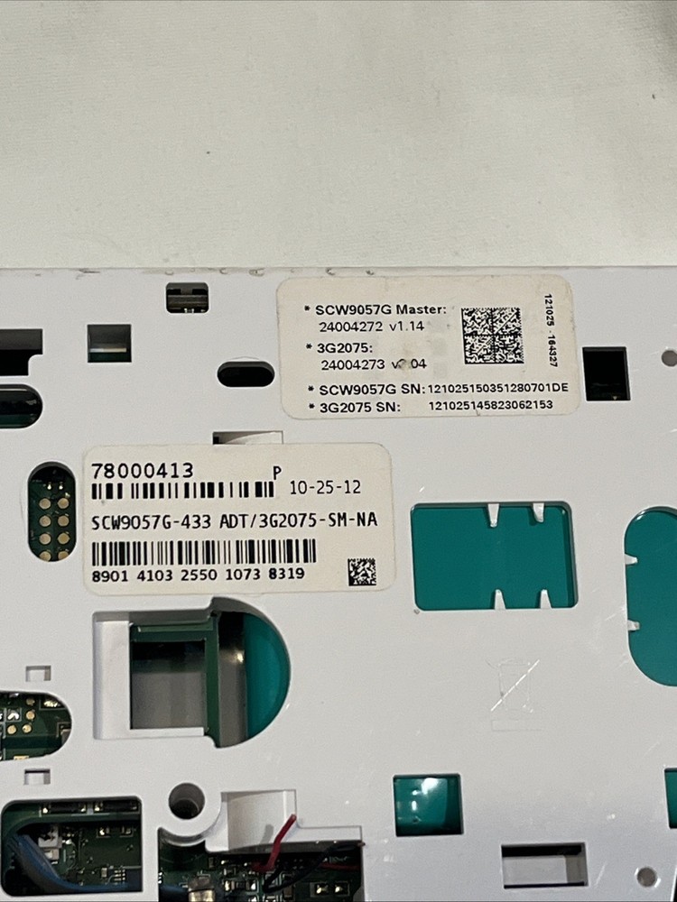 DSC ADT SCW9057G Master Control Panel ONLY PANEL