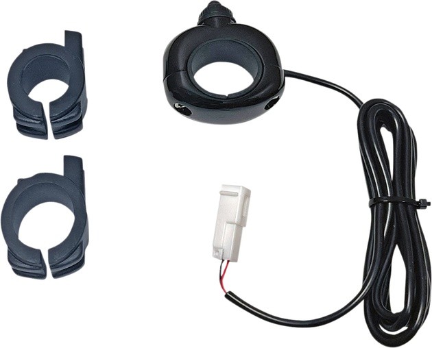 Custom Dynamics Universal Auxiliary Handlebar Mounted On/Off Switch Black