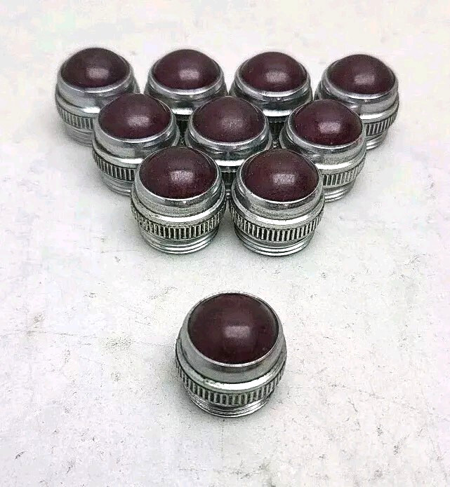 10 Pack Dialight Red Lamp Lens Caps For 081 Socket Indicators Min Panel Ind Used