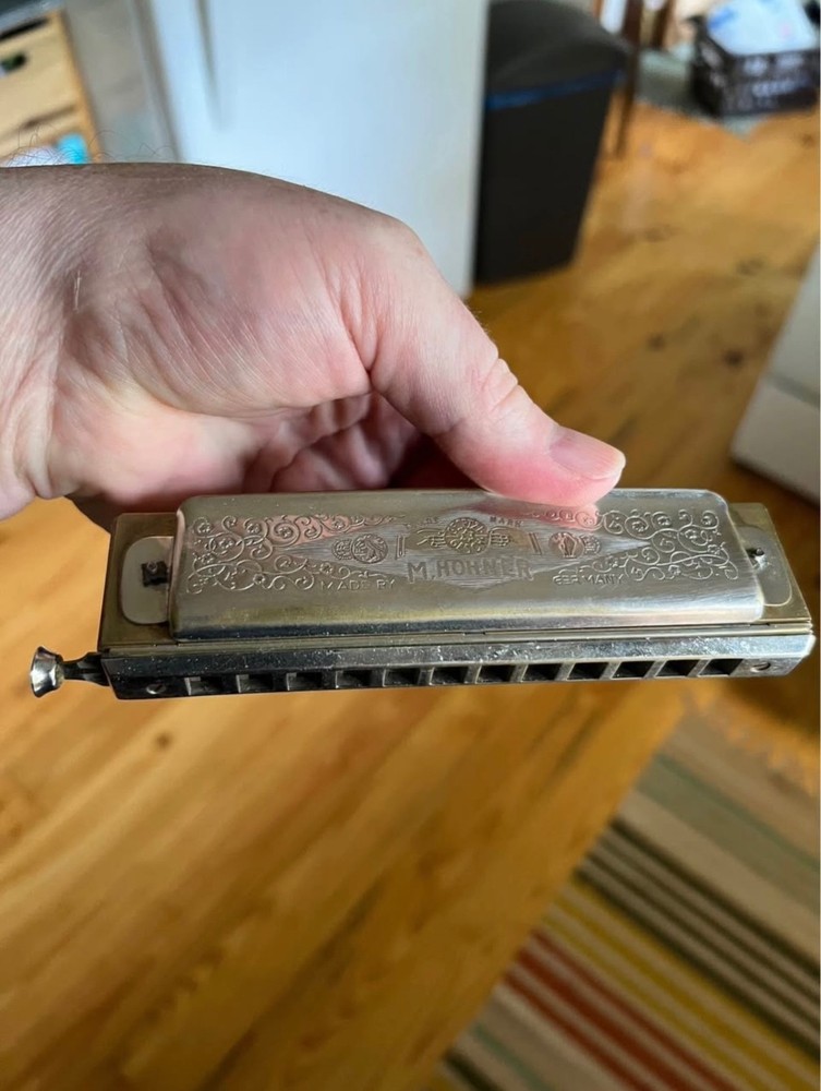 Vintage Hohner Super Chromonica Harmonica C