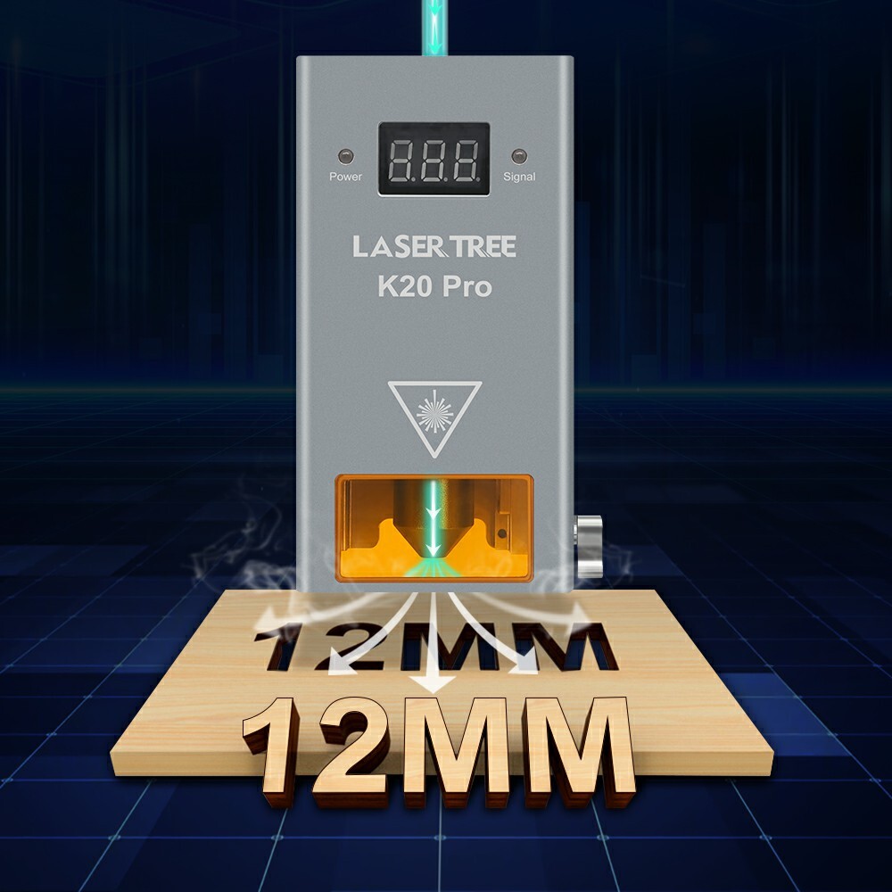 LASER TREE 20W Optical Power Laser Module Head for Engraving DIY Cutting Machine