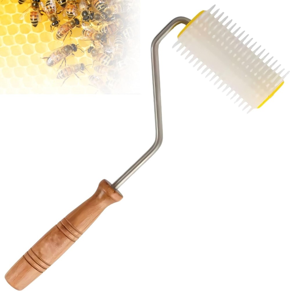Honey Extractor Uncapping Needle Roller Tool for Beekeeping Honey Spinner Extrac