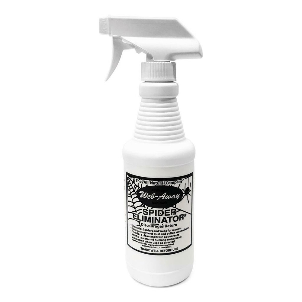 Web-Away SPIDER REPELLENT SPRAY NATURAL WEB ELIMINATOR EFFECTIVE FOR MONTHS