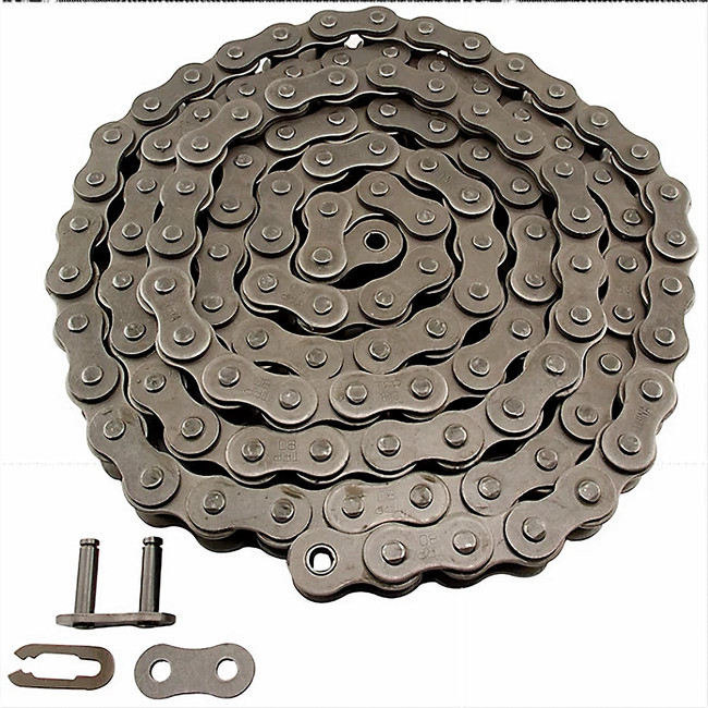 #50H-1R  Precision ANSI Single Strand Solid Bushing Roller Chain 10Ft Roll
