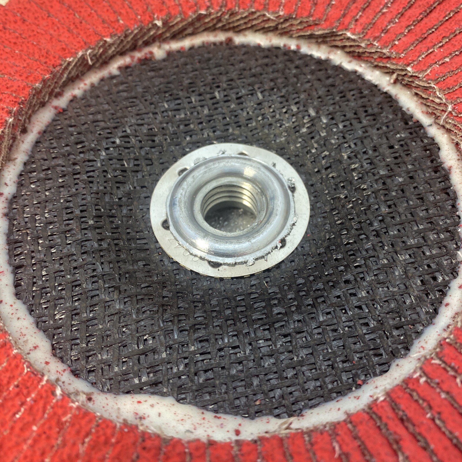 7" x 5/8"-11 Type 27 36-Grit Ceramic Flap Disc w/ Fiberglass Backing