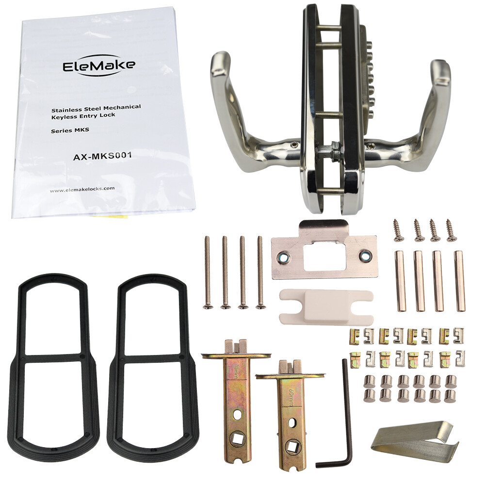 Keyless Entry Door Lock Mechanical Stainless Digital Code Keypad Weatherproof