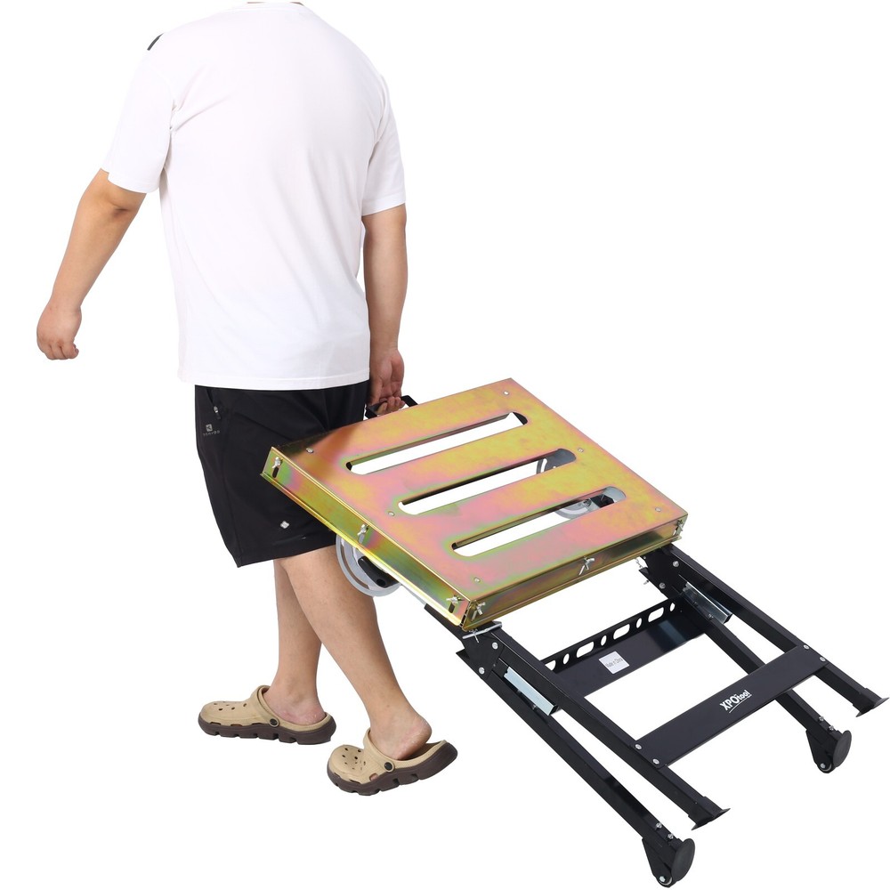 Welding Table 30"x20", 400lbs Load Capacity on Wheels, Foldable & Adjustable