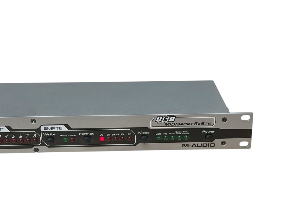 M-AUDIO MIDISPORT 8x8 1U Rackmount USB MIDI Controller