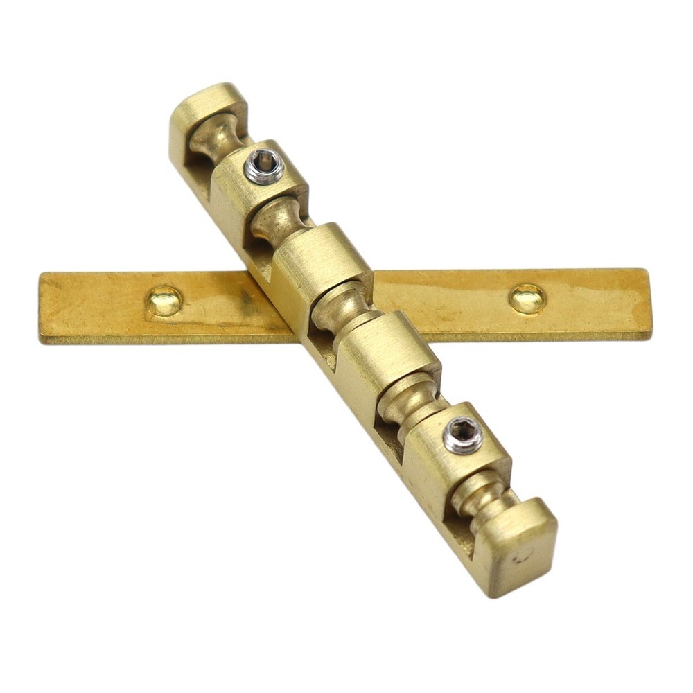 5 String 45mm Bass Nut Split Regulation Adjustable Height Brass Roller Nut