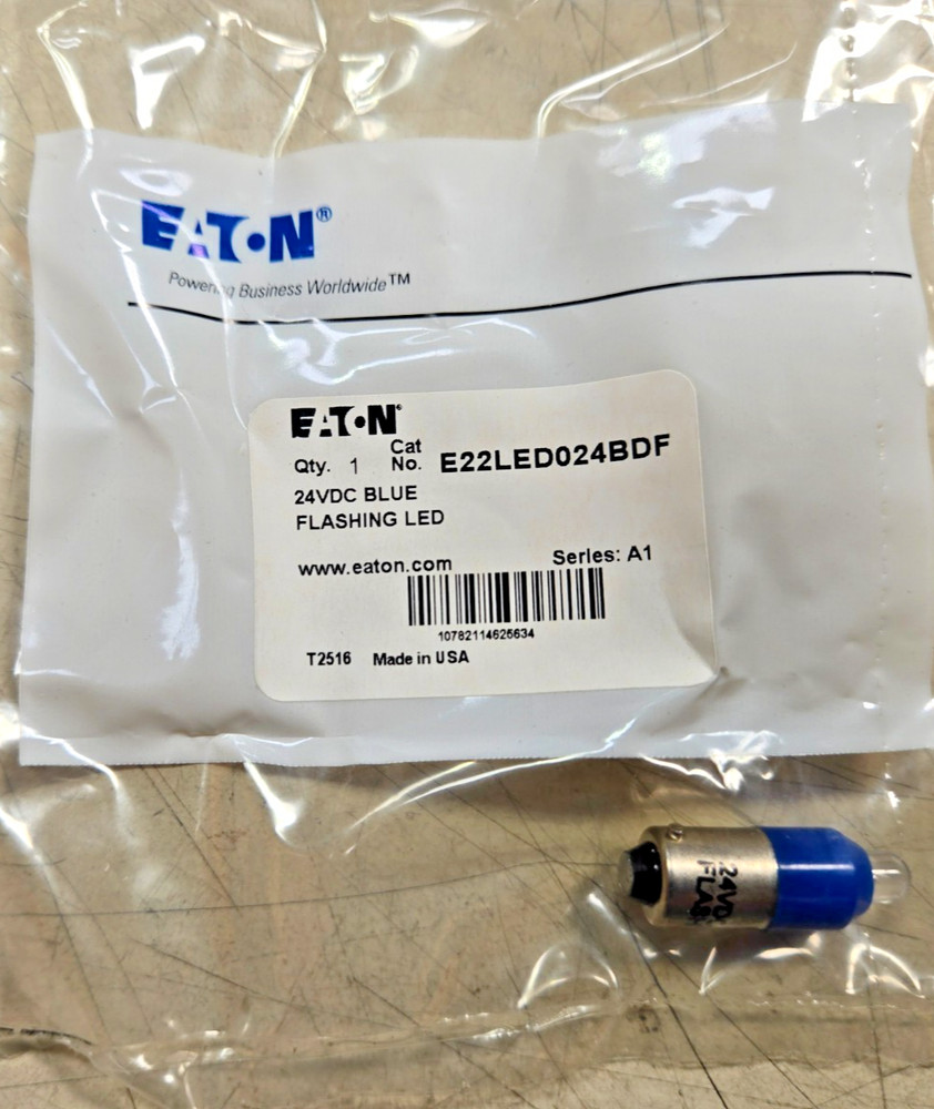Eaton E22LED024BDF 24V LED Blue Bulb NEW