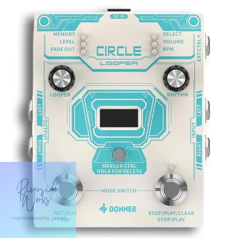 Donner Circle Looper Effect Pedal Looper for Guitar