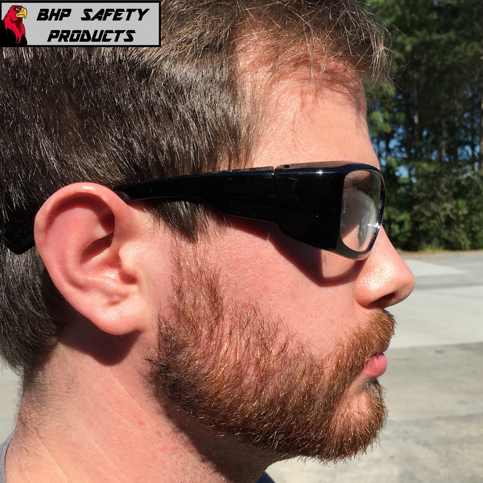 PYRAMEX EMERGE FULL MAGNIFYING READER SAFETY GLASSES GRAY OR BLACK FRAMES Z87+