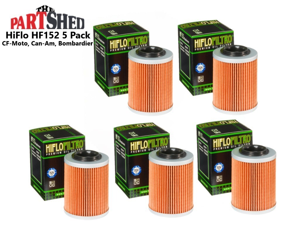 New HiFlo Oil Filter 5 Pack Can-Am CF-Moto Aprilia Hisun