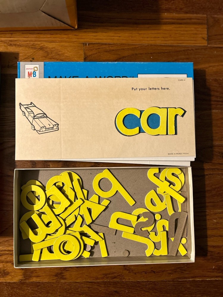 Vintage Milton Bradley Task Cards