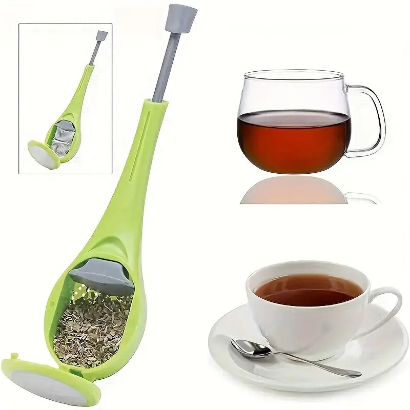 Silicone Leaf Tea Infusers Stainless Tea Strainer Herbal Spice Filter Diffuser