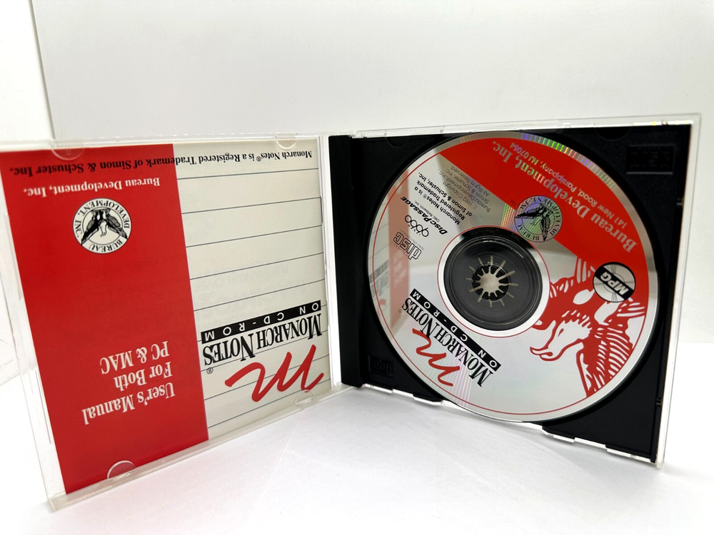 Monarch Notes on CD-Rom PC & MAC Computer Software Program - 1991