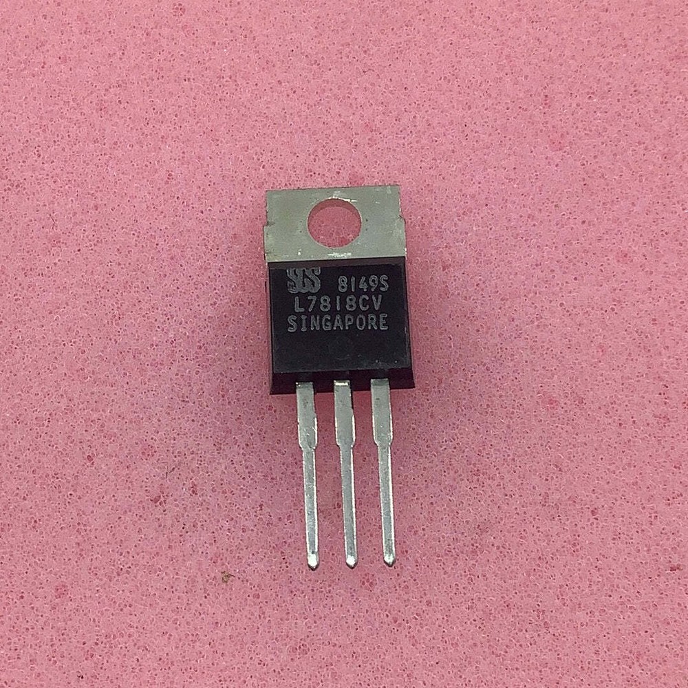 L7818CV - SGS 1.5A Fixed 18V Positive Voltage Regulator