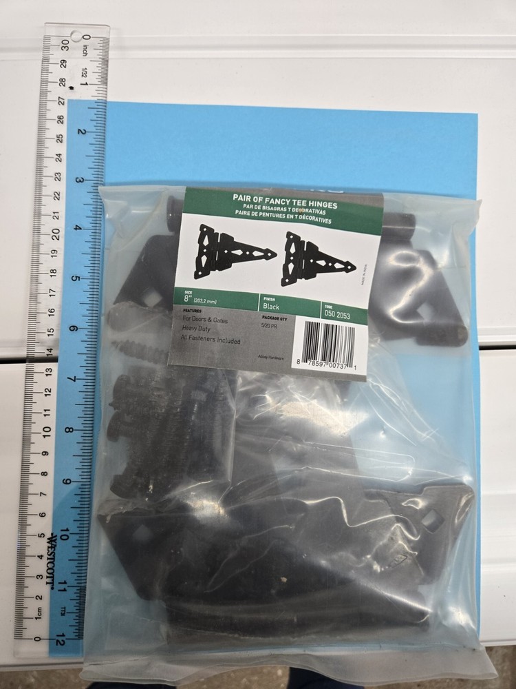 Fancy T-Hinges (Pair) w/hardware