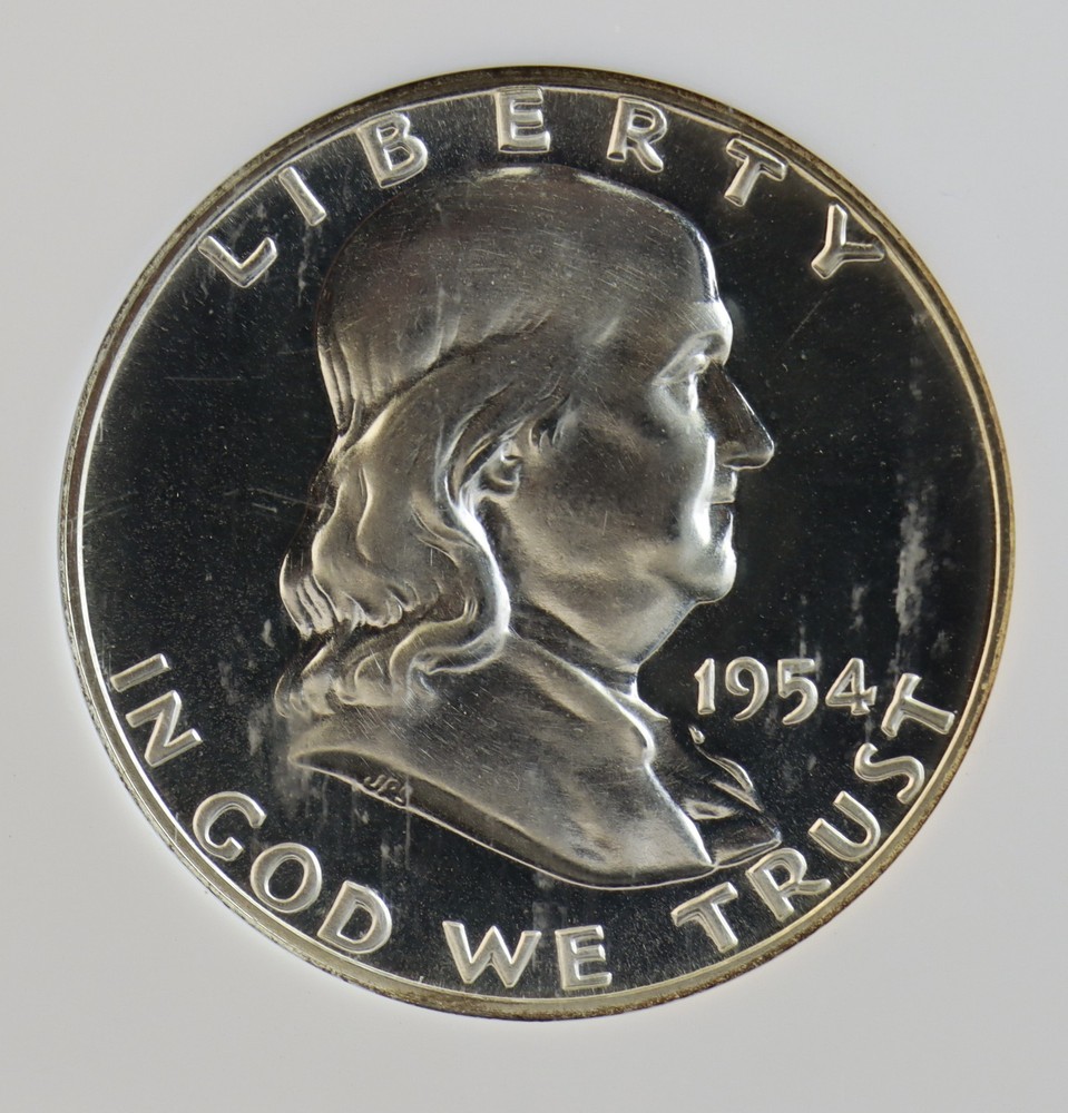 1954 Franklin Half Dollar NGC PF67