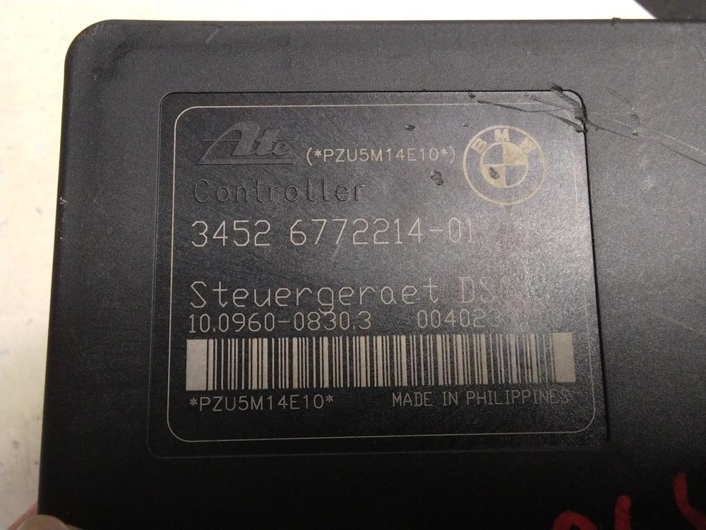 BMW E91 3 SERIES ABS/DSC PUMP AND CONTROL MODULE #6772214