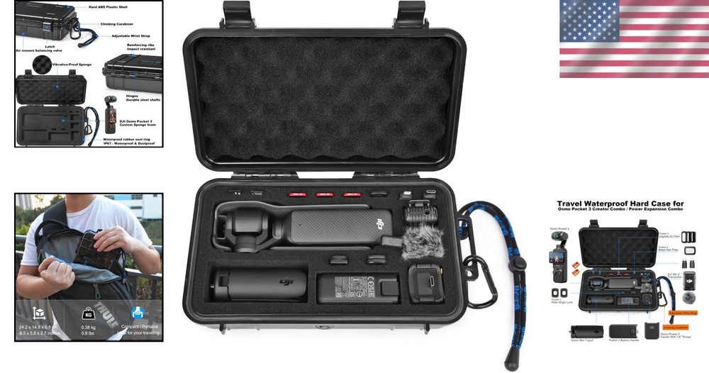 Lightweight Waterproof Case for DJI Pocket 3
