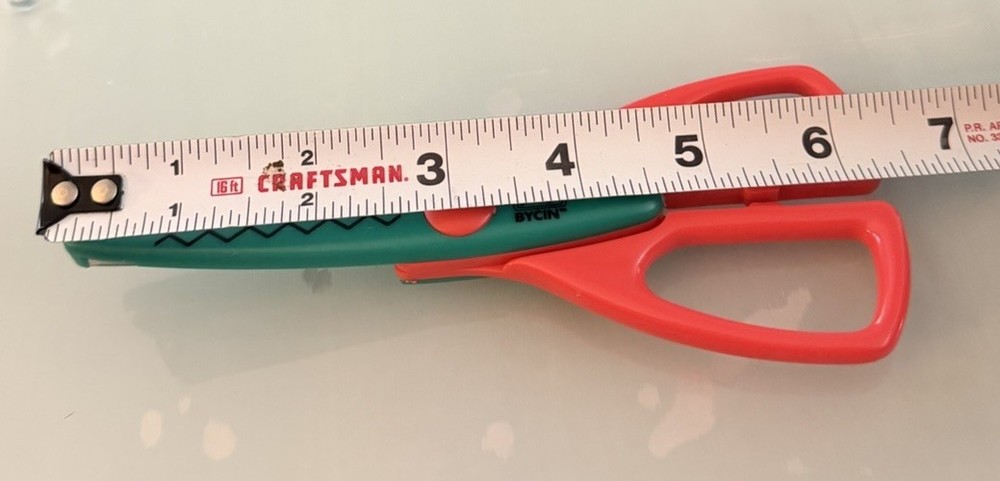 BYCIN Decorative Paper Edging Craft Scissors - Zig-Zag/Wavy Pattern