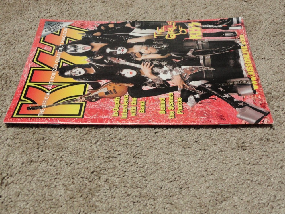 KISS Official Authorized Quarterly Magazine Issues 1 thru 5 with Posters HTF