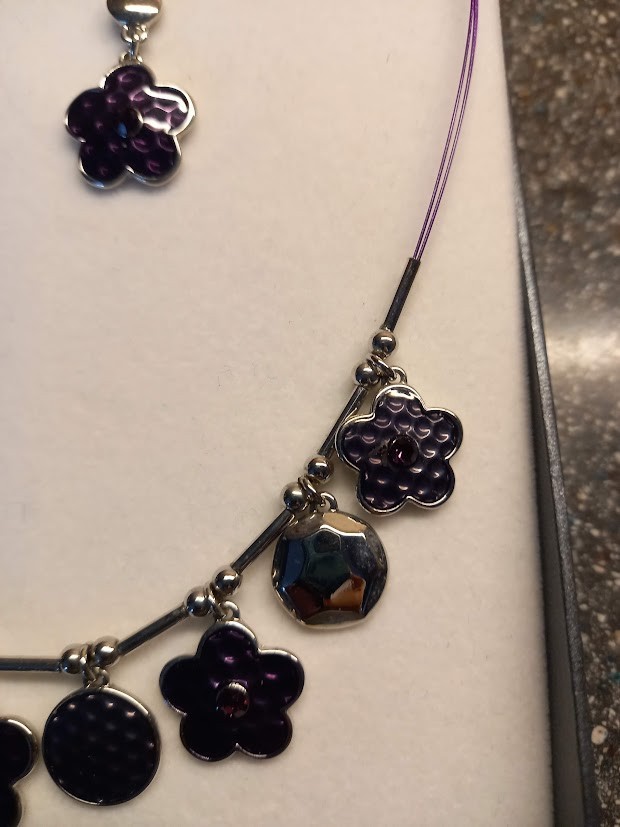 Equilibrium Necklace and Earring Set BNIB