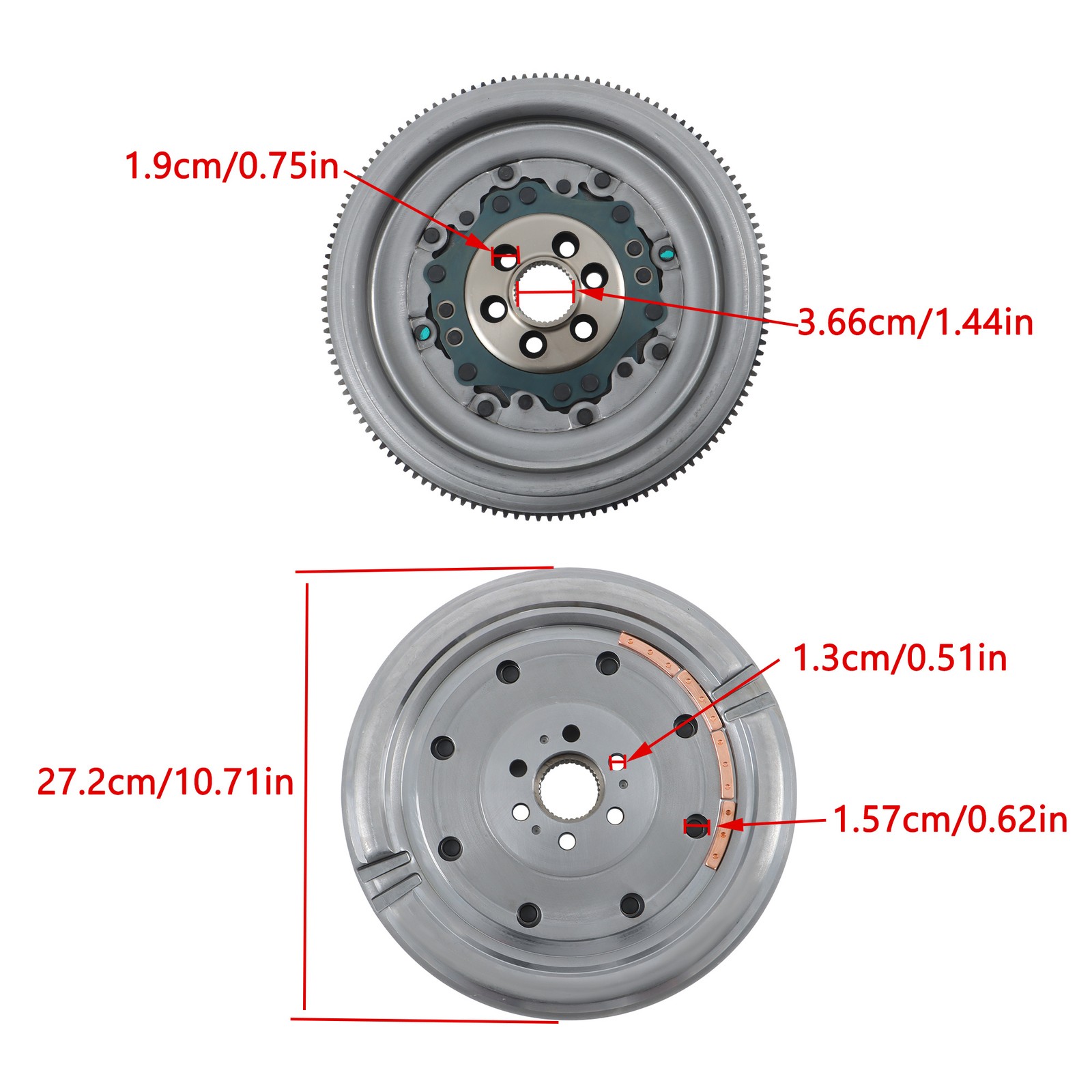 For Volkswagen Jetta 2009 2010 For Audi A3 2010-11 2013 2.0L Dual Mass Flywheel