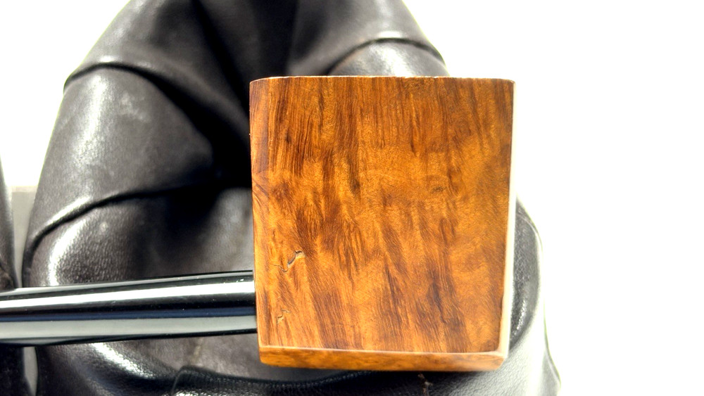 No Name- Unique Shaped Smooth "Imported Briar Root" Triangular / Square Stummel