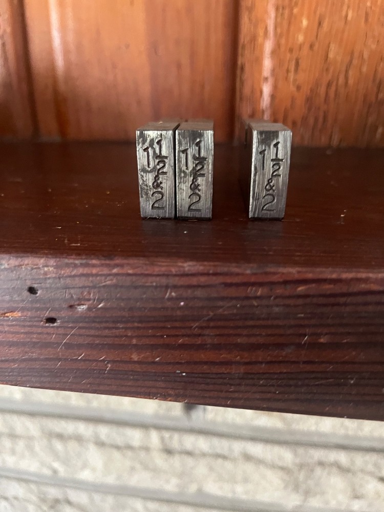 NOS Oster 1-1/2" to 2" Series 300 Pipe Threading Die Set, *Missing #2*