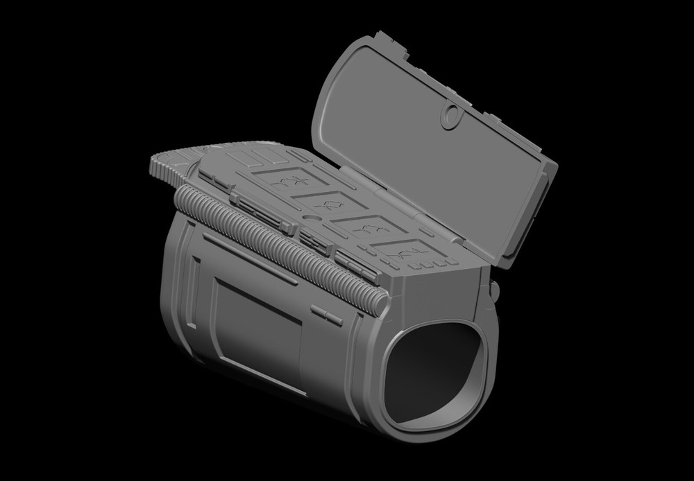 Predator Gauntlet Forearm Left 1987 scale 1:1 File STL-OBJ for 3D printer