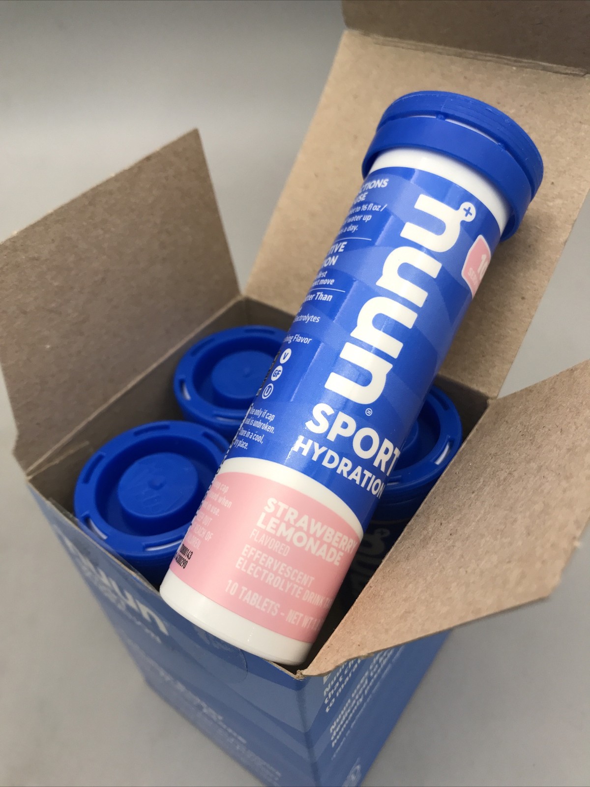 Nuun Sport Electrolyte Hydration Tablets 4-10 Count Tubes 40 Servings Exp 11/26