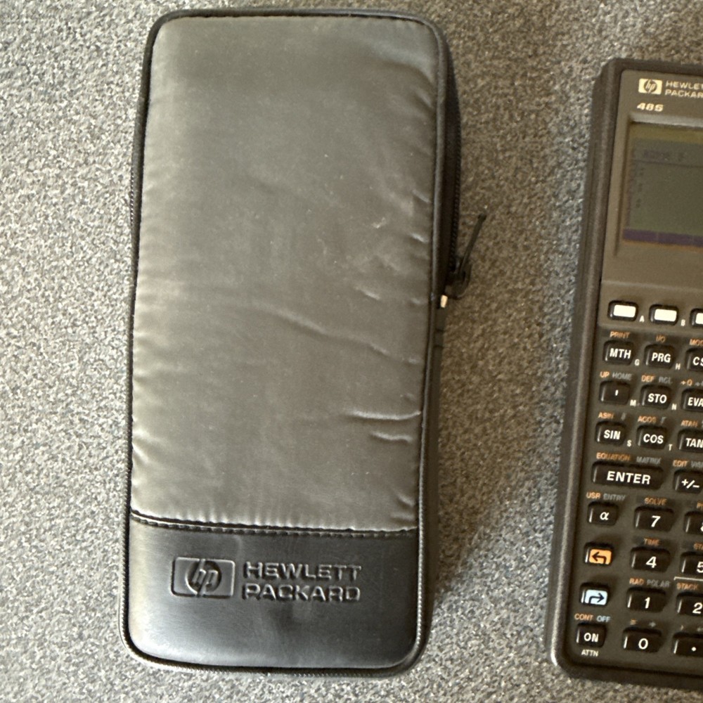 HP 48SX Scientific Expandable Calculator With Case working