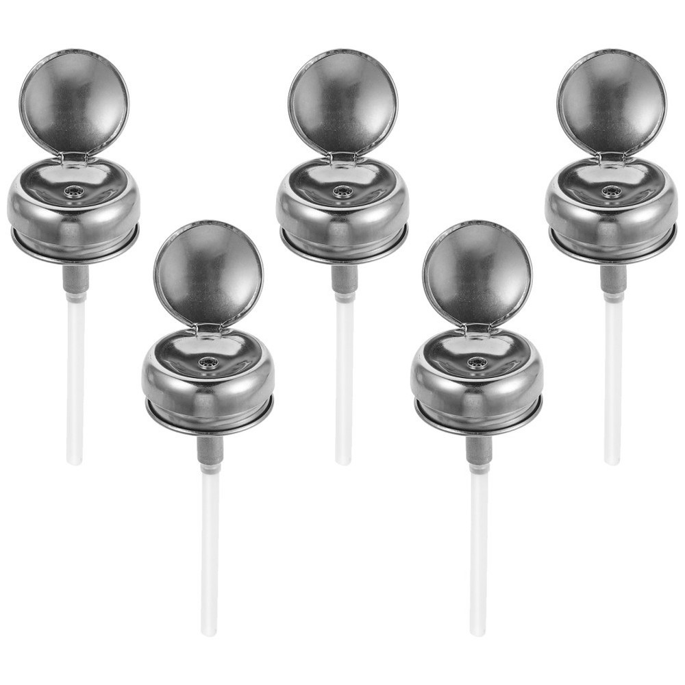 5 Pcs Dispenser Pump Bottle Caps Replacement Alcohol Push down Lid