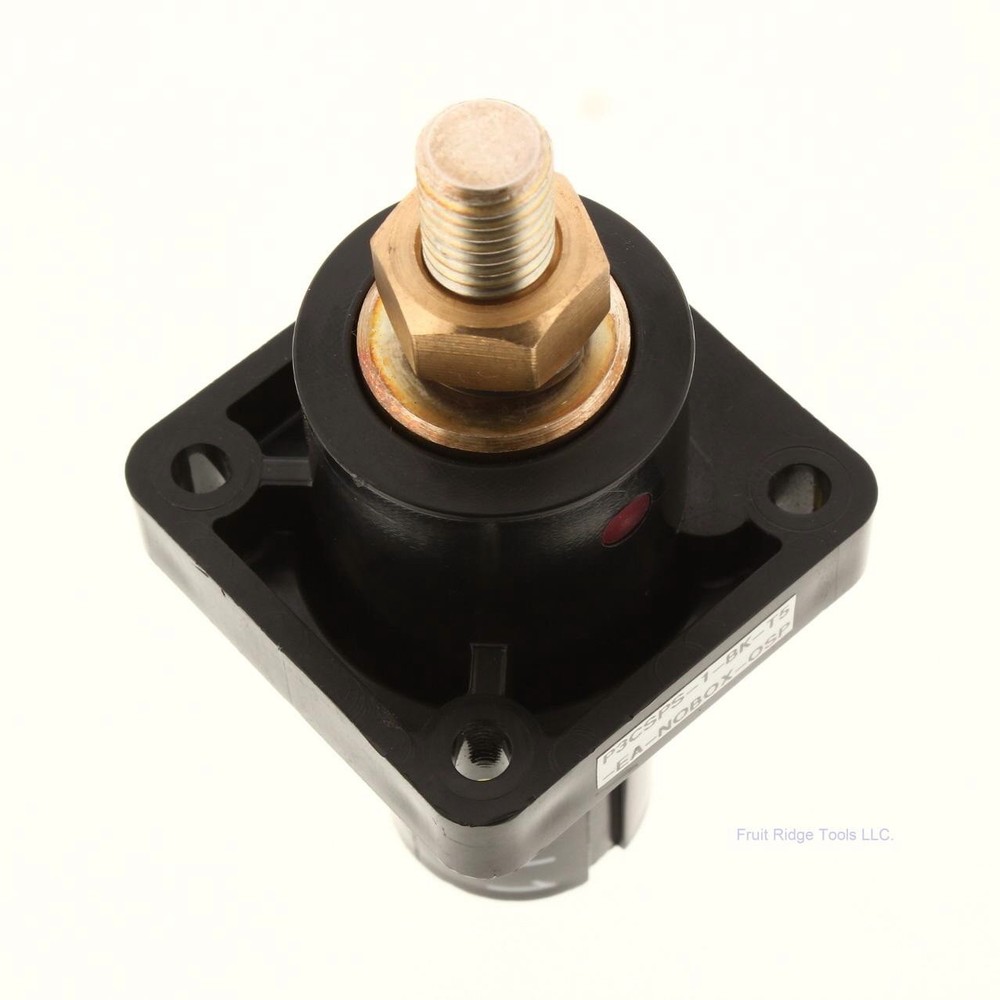 Phase 3 Powersafe SPS-1-BK-T5 Panel Mount Source Line 1 Black 500A Connector