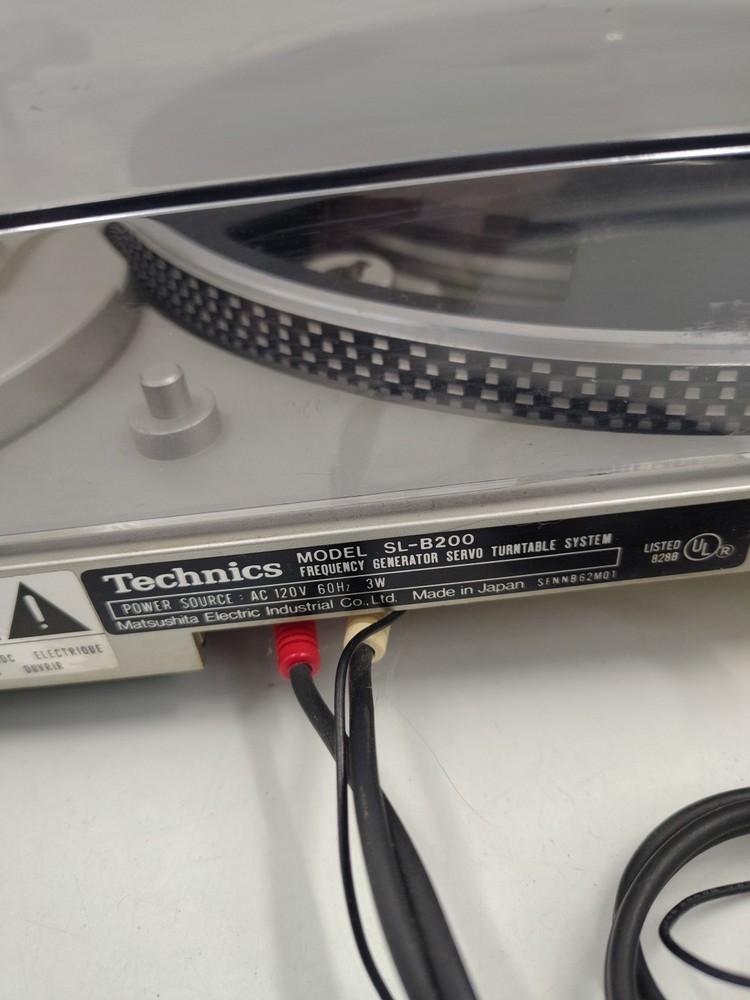 Technics SL-B200 Frequency Generator Servo Automatic Turntable Works (Read!)
