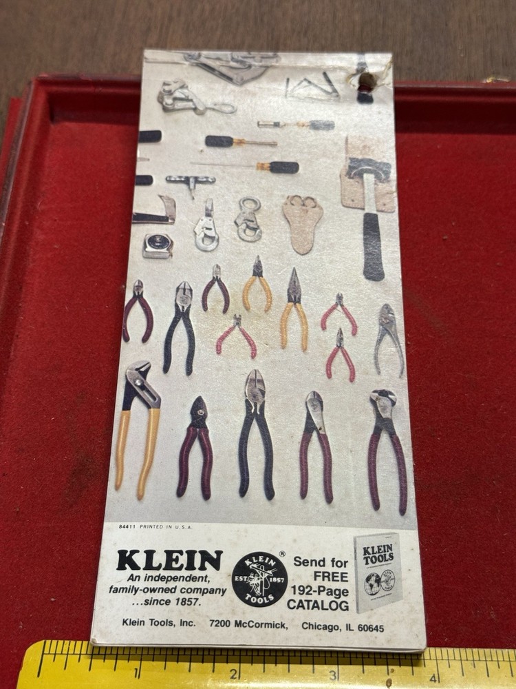 Klein Tools Want Book