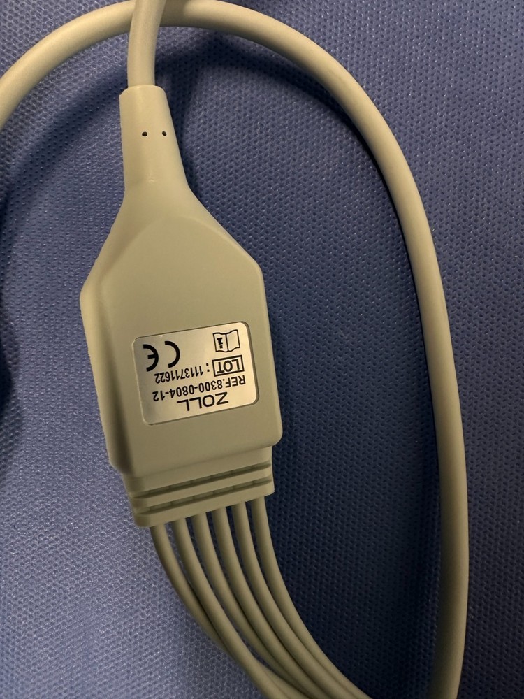 Zoll 8300-0804-01 Compatible 6 Lead ECG Lead Cable set