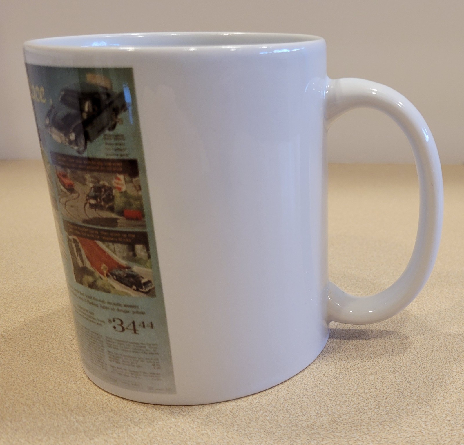 Classic Toy Ad Sears Catalog James Bond 007 Road Race 11oz Mug