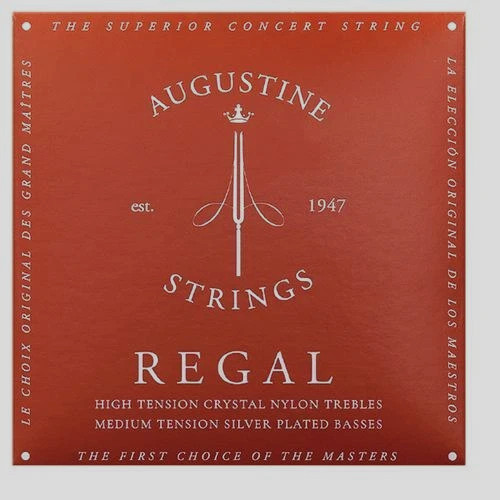 AUGUSTINE REGAL RED CLASSIC NYLON MEDIUM TENSION CLASSICAL GUITAR STRING SET