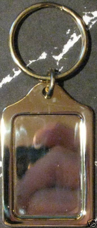 State of Rhode Island Flag Solid Brass Key Chain NEW