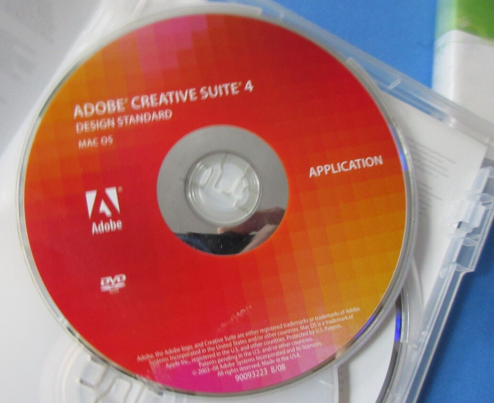 Adobe Creative Suite 4 +3 Design Standard for MAC OS DVD Version