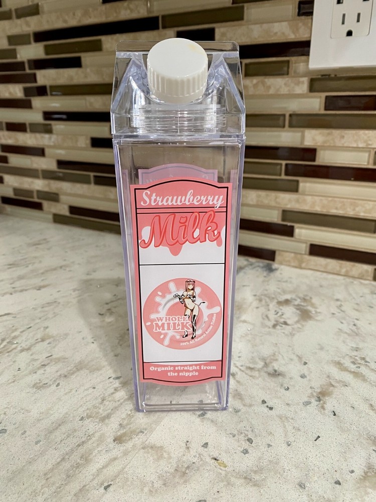 02 Zero Two Milk Carton Water Bottle