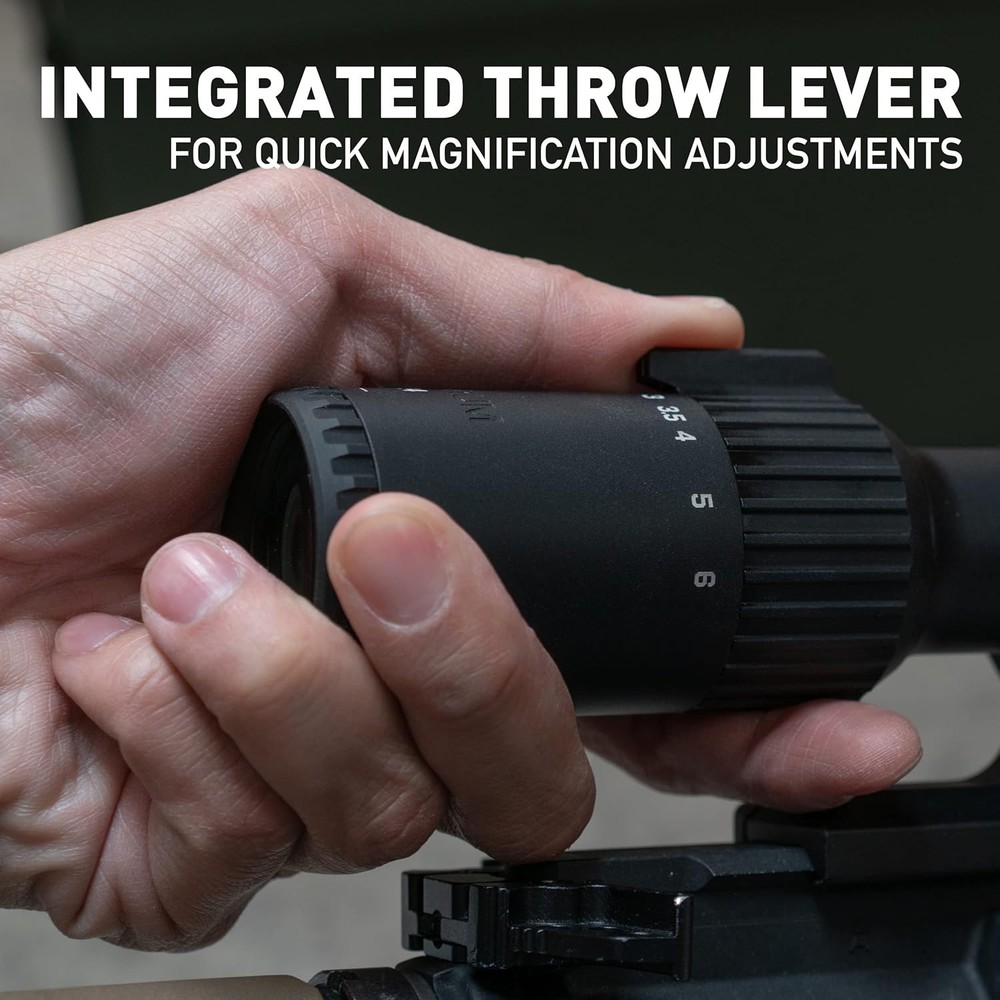 Monstrum Banshee 1-6X24 LPVO Rifle Scope with Offset Scope Mount