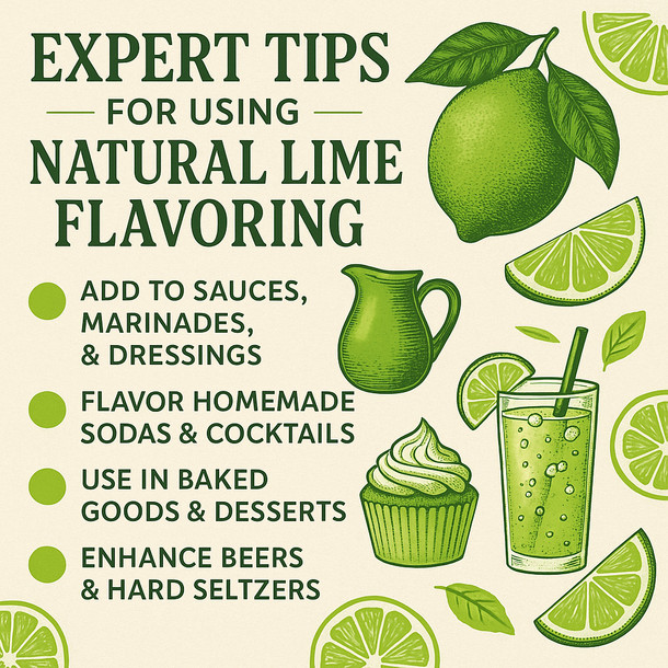 LD Carlson Natural Lime Flavoring 128 oz