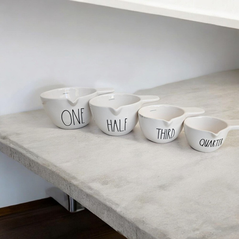 Rae Dunn Graduated Size Four Measuring Cups