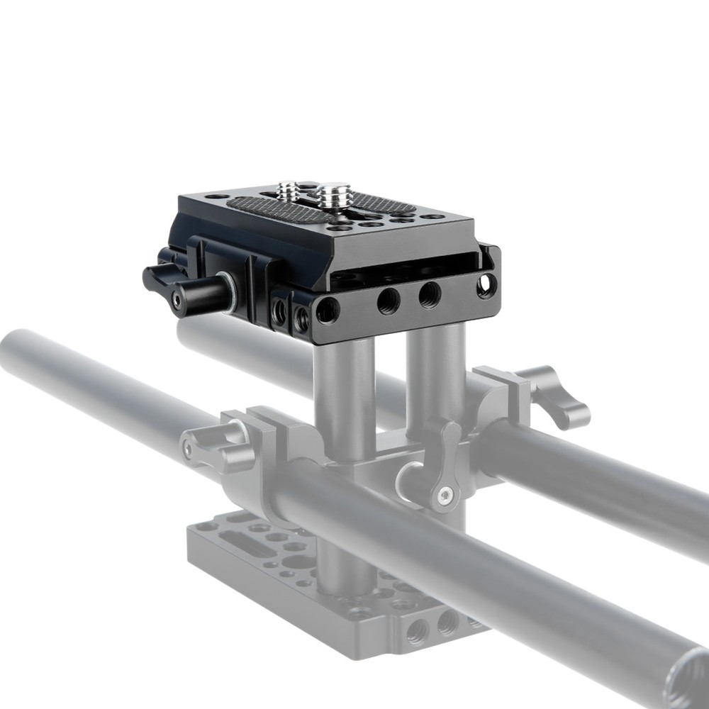 NICEYRIG Quick Release Manfrotto Standard Base Plate Clamp for Camera Rig Tripod