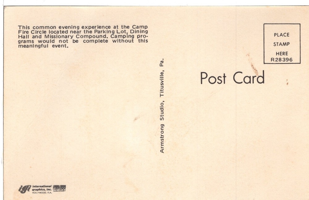 COMMON EVENING EXPERIENCE AT THE CAMP FIRE CIRCLE - PC2930